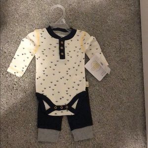 Burts Bees onesie and pants